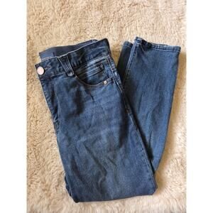 Democracy Ab solution Medium Wash High Rise Stretchy Denim Blue Jeans size 12